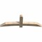 Ekena Millwork Bellingham Rough Sawn Timber Gable Bracket, Douglas Fir, 84"W x 28"H x 6"D x 6"F, 8/12 Pitch GBW084X28X0606BEL00RDF - alternate 3